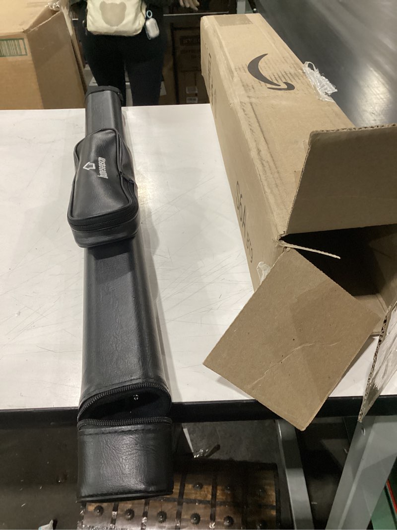 Condition photo showing Good Condition for homeseason carbon fiber pool cue 58" with leather bag extender extension rod professional pool stick 4-layer tip low deflection cue stick, 3 * 8/8joint pin, ultra-smooth, billiard cue sticks 18oz with bag