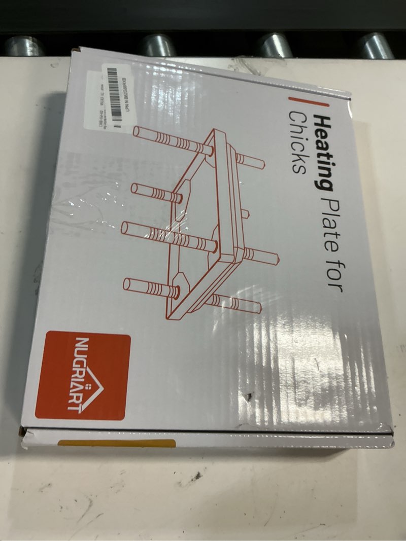 Condition photo showing New/Like New for brooder heater for chicks, 10" x 10" for 15 chicks heating plate with adjustable height and angle 15w chicken brooder warm like mother hen 1pack