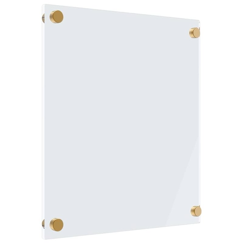 maxgear 36x24 acrylic floating frame, wall-mount clear acrylic picture frame, plactis frameless pict