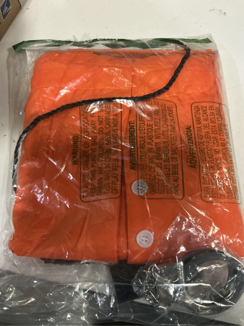 Condition photo showing Good Condition for men prisoners costume prisoners jumpsuit orange halloween costume cosplay outfit adult jail uniform handcuff orange small