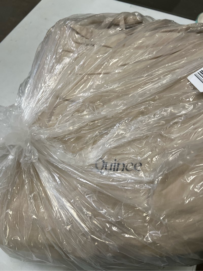 Condition photo showing New/Like New for organic airy gauze duvet cover set, king/cal king, dune