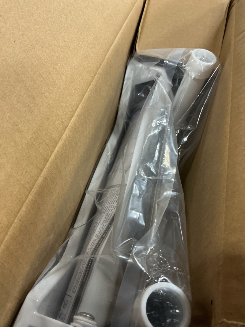 Condition photo showing New/Like New for Wall Mounted Shower Seat with Arms 500lb Capacity, Extra Wide Folding Shower Chair with Memory Foam Cushion, Adjustable Height Fold Down Shower Bench for Elderly Seniors Disabled Pregnant Adults Integrated Handle Seat with Holder