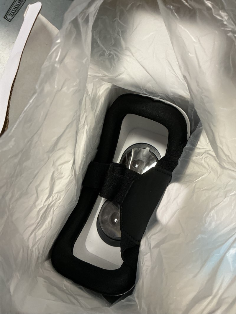 Condition photo showing Good Condition for virtual reality goggles, 3d vr glasses adjustable vr virtual reality headset with wide angle lens, universal 3d vr headset for kids adults, hd goggles for phone movies games white