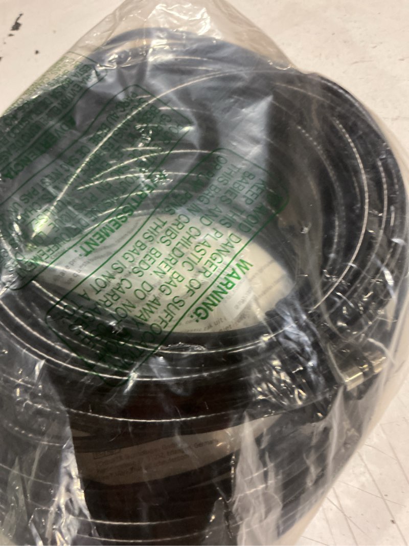 Condition photo showing Good Condition for g-plug 100ft rg6 coaxial cable connectors set- high-speed internet, broadband and digital tv aerial, satellite sky cable extension- weather-sealed double rubber o-ring and compression connectors black black 100ft