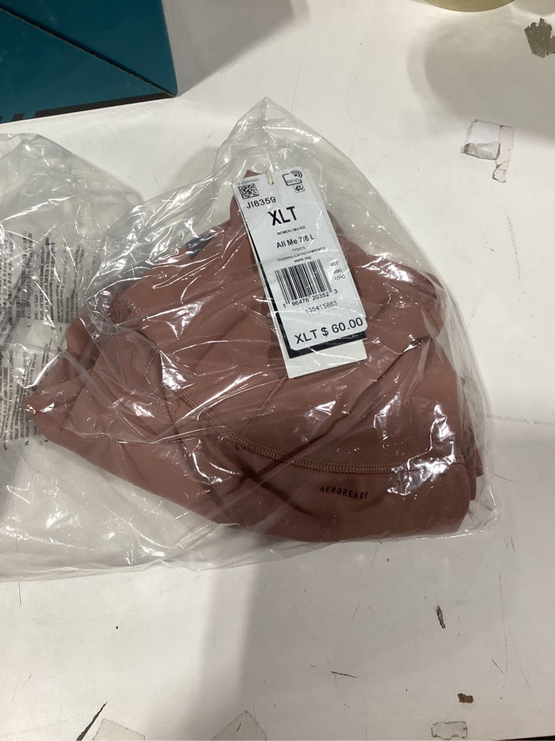 adidas Womens All Me 7/8 Training Leggings, Warm Clay, X-Large/Tall