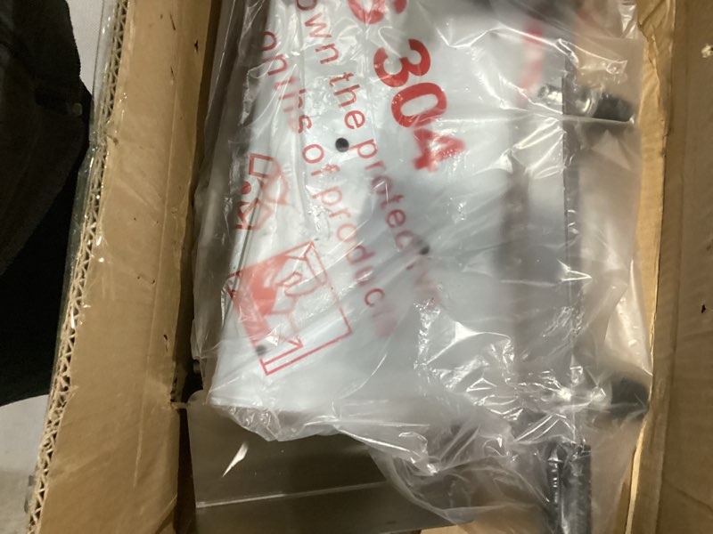 Condition photo showing New/Like New for manual frozen meat slicer,stainless steel meat slicing machine,meat cutter for home and commercial use,meat cleavers beef mutton roll,adjustable thickness,includes spare cutter, 10 bags