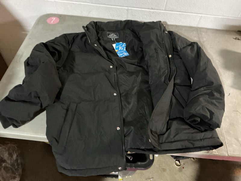 Condition photo showing Good Condition for magcomsen men's puffer jacket lightweight warm winter coats water repellent windproof insulated jacket medium black