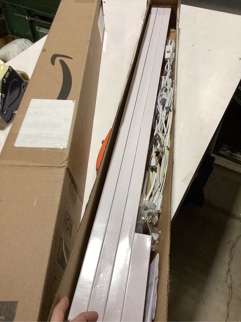 hykolity 6 Pack LED Shop Light 4FT, T5 Integrated Single Fixture, 22W, 2200lm, 6500K Super Bright Wh