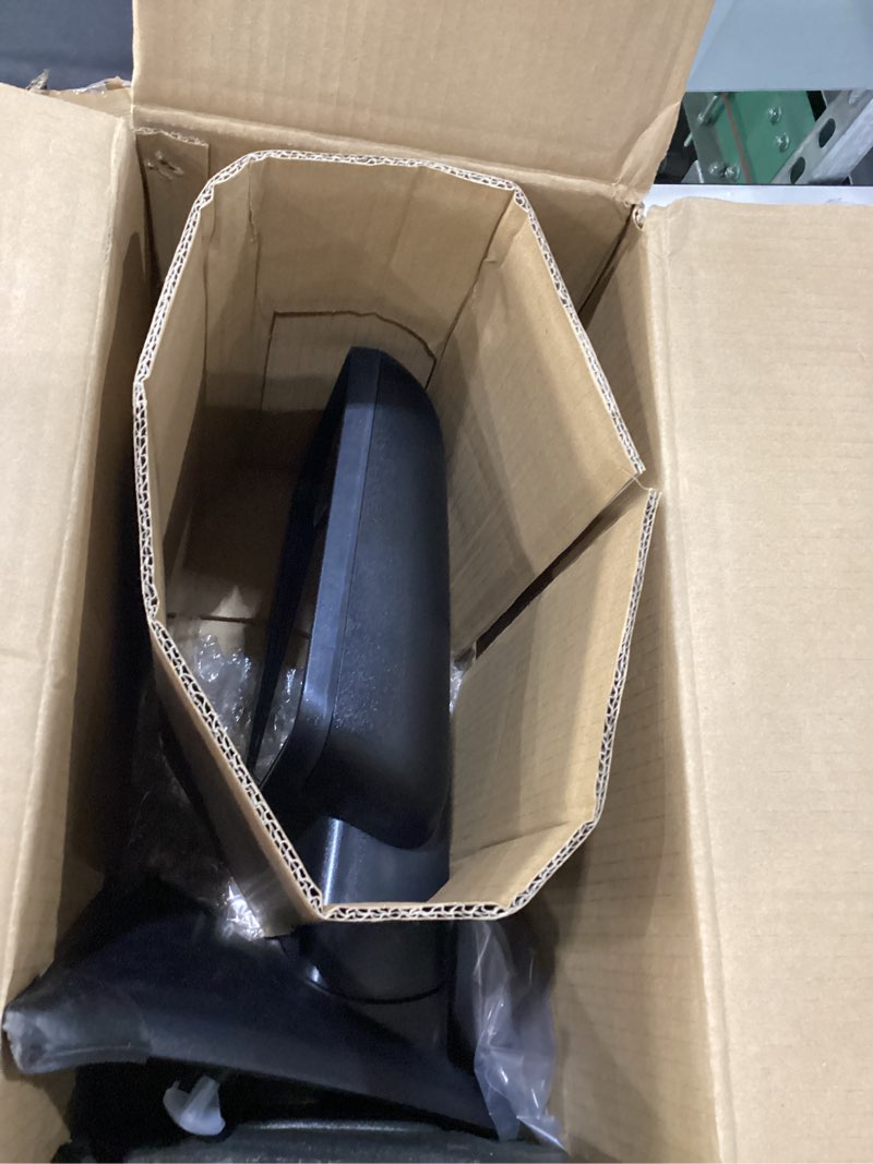 Condition photo showing New/Like New for Driver Side Tow Mirror Compatible with 2004-2014 Ford F150, Side Mirror with Power Heated Turn Signal Puddle Light Manual Folding, Reflective Strip, Left Left Driver Side