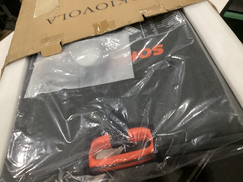 SOKIOVOLA N-Type 16BB 220W Portable Solar Panel for EF/Jackery/Bluetti/Anker Power Station, IP68 Wat