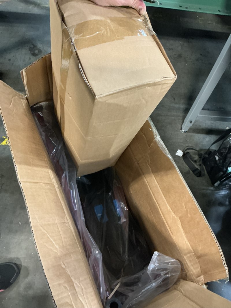 Condition photo showing New/Like New for medline large steel bariatric rollator walker with adjustable handles, padded seat & backrest, burgundy, 500 lb. weight capacity, foldable with storage, 8" wheels, rolling walker for seniors & adults