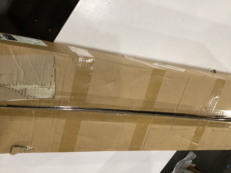 Condition photo showing As Is for rectangular, polished metal component—likely a stainless steel structural channel, mounting bracket, or extrusion profile