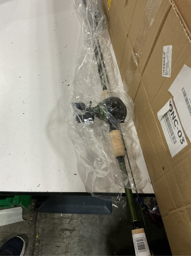 Condition photo showing New/Like New for pflueger monarch low profile baitcast reel and fishing rod combo