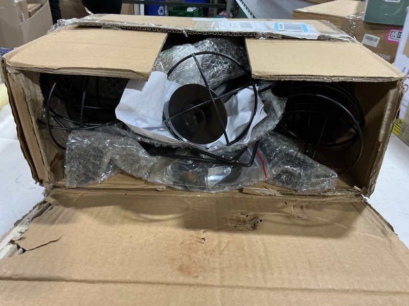 Condition photo showing As Is for Montex Hat Rack Stand 15 Hooks, Hat Display Stand Metal, Hat Display for Stores, 15 Customisable Circular Hooks Black