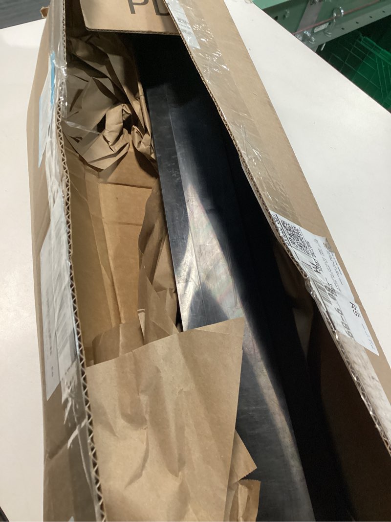 Condition photo showing As Is for 48" Universal Poly Snow Plow Cutting Edge Replacement, 1/2" Thick Heavy-Duty Scraper Bar for Tractor & ATV UTV Blades, No Pre-drilled Holes on Edge (Two-Part Assembly) 48 Inch