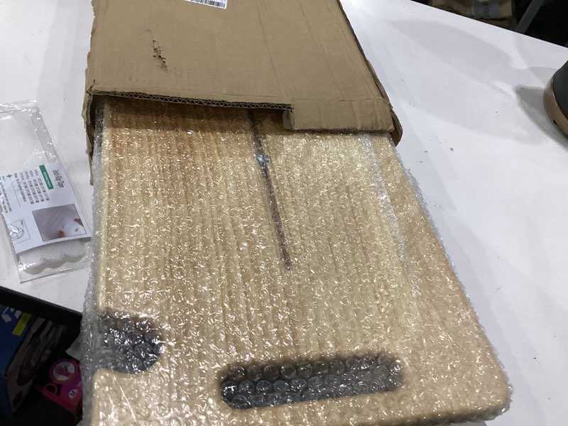 Condition photo showing As Is for nedvi wooden slide transfer board with track pulley turntable – 500lb weight capacity for seniors, handicap, and patient wheelchair transfers to car,bed,toilet, tub – move assist?31x11x1”) a-large