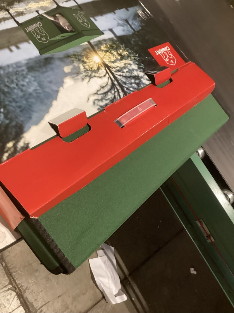 Condition photo showing Good Condition for Outdoor Cat House, Waterproof Heated Elevated Cat House for Outside with a Heating Pad, Protect Stray Animal from Rain Snow Hailstone Easy Assembly (Green, Large-21.65 * 13.77 * 18.7) Green L-21.65*13.77*18.7