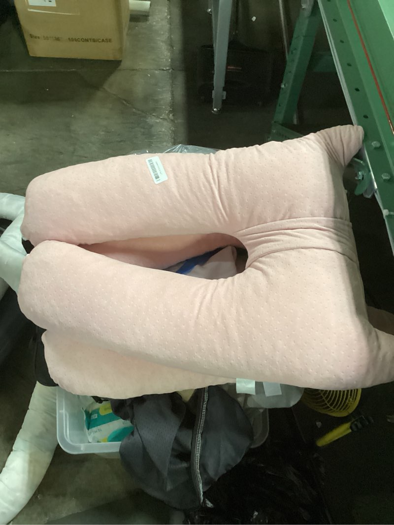 FASHIONMYDAY Fashion My Day U Shaped Maternity Pregnancy Support Pillow Bolster Pillow - Camel Bed Pillows