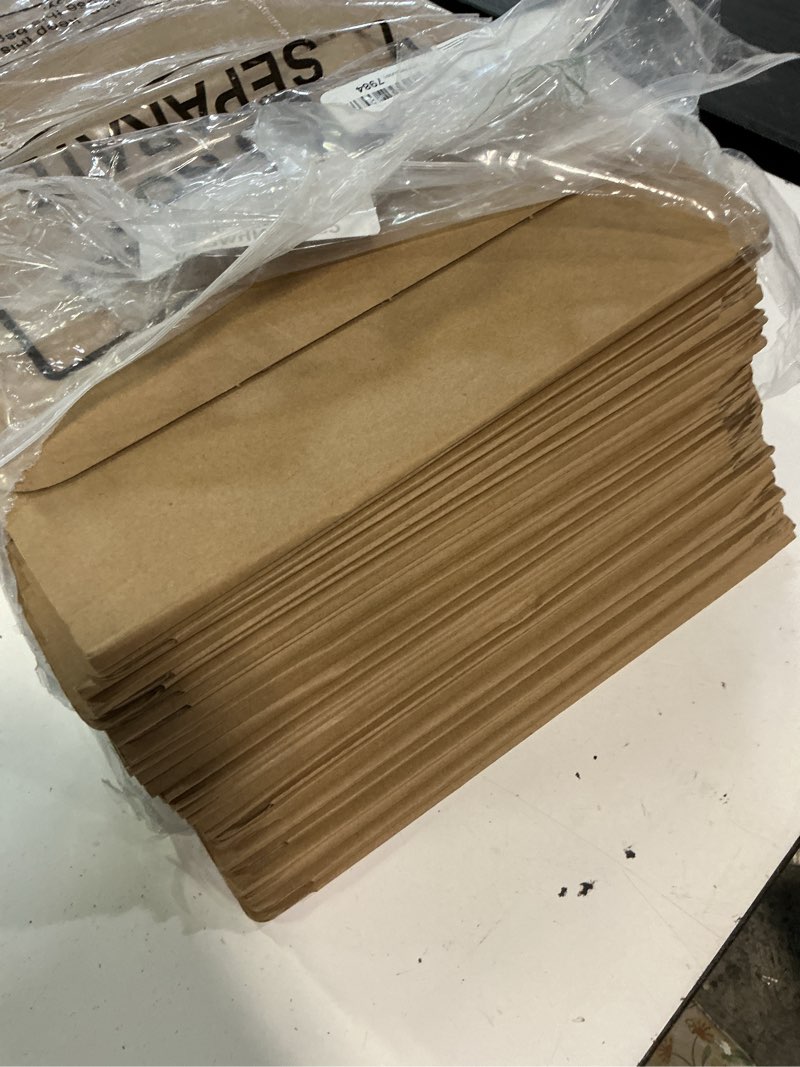 Condition photo showing Good Condition for gueevin 30 pcs classroom desk dividers for students test privacy folders for better focus overall size 13" x 20" x 17" school testing study cardboard (brown) brown 30