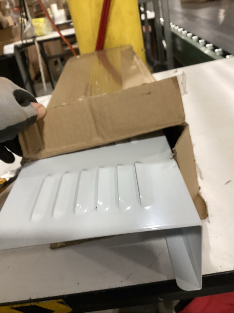 Condition photo showing Good Condition for 2 ft baseboard heater cover with left and right end caps white baseboard radiator covers for bathroom hydronic system