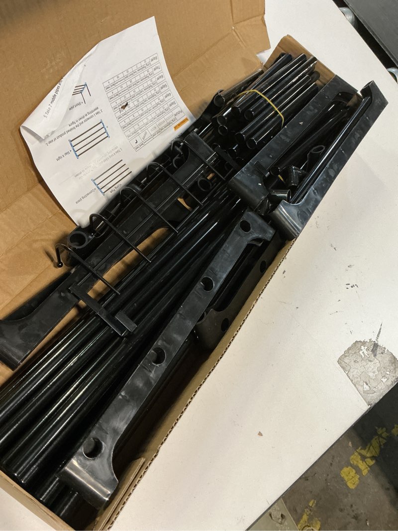 Condition photo showing As Is for Kitsure Shoe Rack - Non-Woven Shoe Rack Shelf, Shoe Organizer for Closet, Entryway, Garage & Corridor, Stackable Shoe Shelves, 27.5" Wide - 5 Tier, Black Black 27.5" Wide - 5 Tier