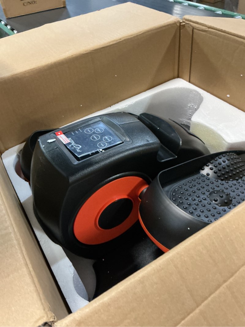 Condition photo showing As Is for Under Desk Elliptical Machine, Electric Elliptical Leg Exerciser for Seniors with 12 Adjustable, Portable Quiet Elliptical Exercise Machine, Seated Pedal Exerciser with Remote Control