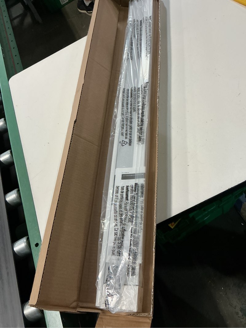 Condition photo showing New/Like New for lazblinds cordless cellular shades, 37'' w x 64'' h, white | blackout fabric protects privacy, with thermal insulation & noise reduction, safe cordless design for kids and pets blackout-white 37'' w × 64'' h