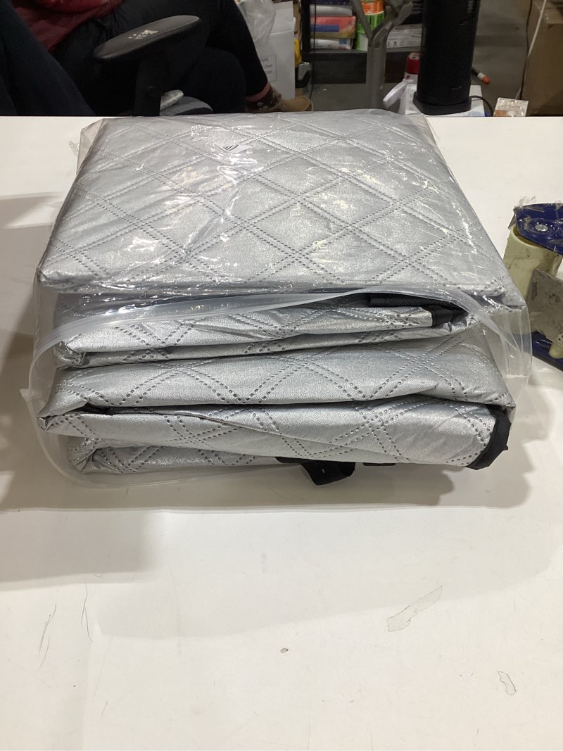 Condition photo showing Good Condition for Teybouk Car Cover Waterproof All Weather, Outdoor Hood Protection, Foldable Protective Shield with W