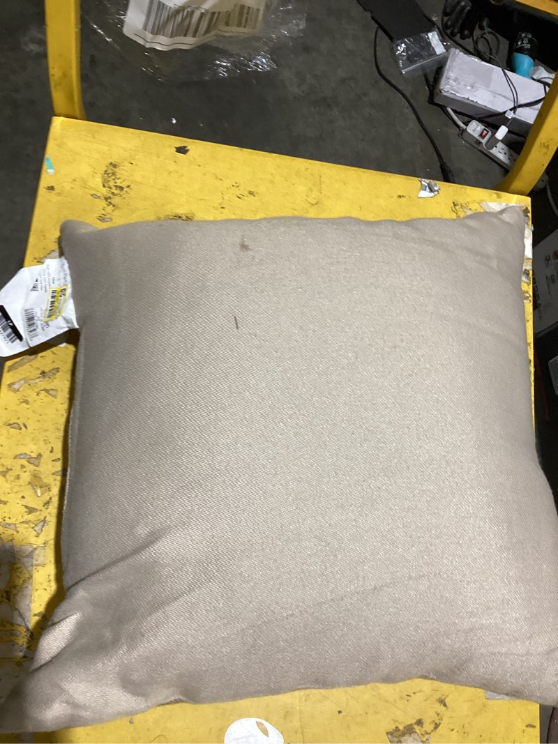 Condition photo showing Good Condition for 18"x18" floral jacquard pillow multi - neutrals - threshold™