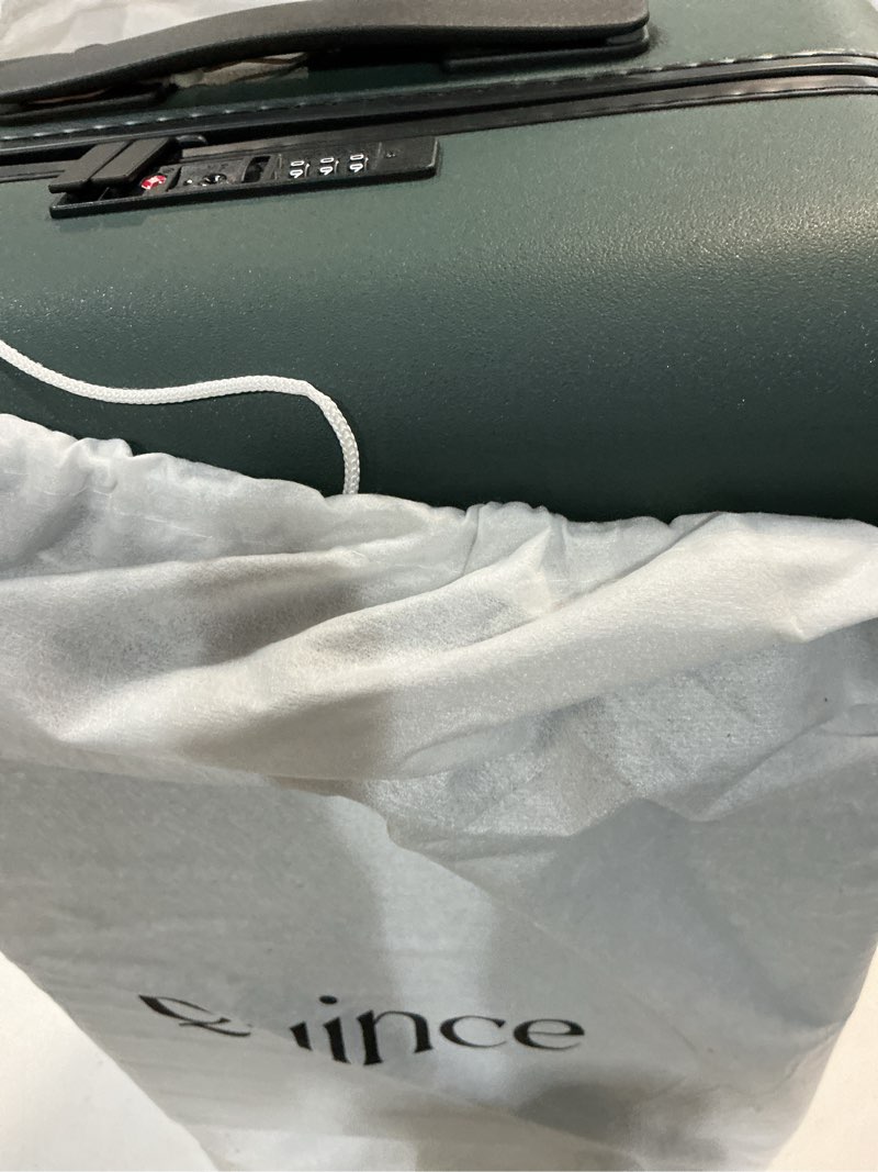 Condition photo showing Good Condition for Carry-On Suitcase, Dark Green