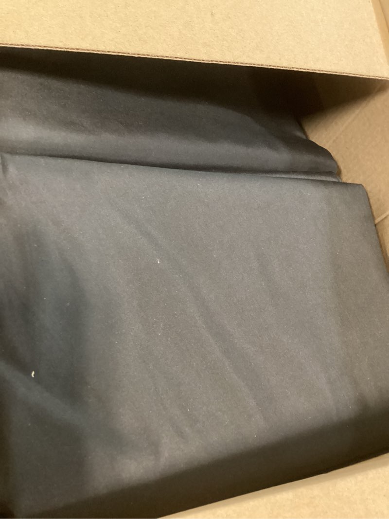 Condition photo showing item condition for 12 Pack Round Tablecloth 120 Inch Cloth Black Tablecloth for Round Tables, Washable Polyester Table Cloth Stain and Wrinkle Resistant Decorative Table Cover for Wedding Party Dining Banquet Black 12 Pack - 120 Inch Round