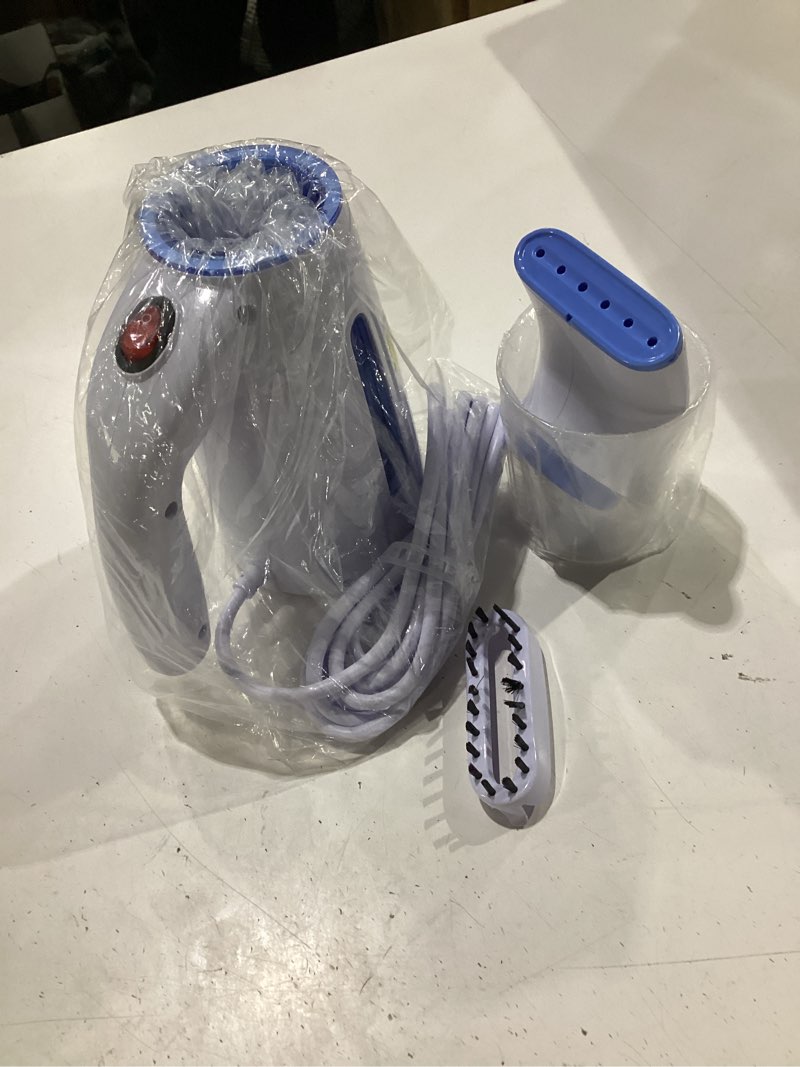 Condition photo showing New/Like New for oghom steamer for clothes, handheld clothing steamer for garment, 240ml big capacity 700w portable travel steam iron (blue)