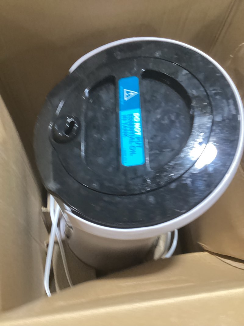 Condition photo showing Good Condition for homedics ultrasonic humidifier – large deluxe air humidifiers for bedroom, plants, office – cool and warm mist humidifiers, essential oil pads and built-in timer, 5 mist settings, white and black