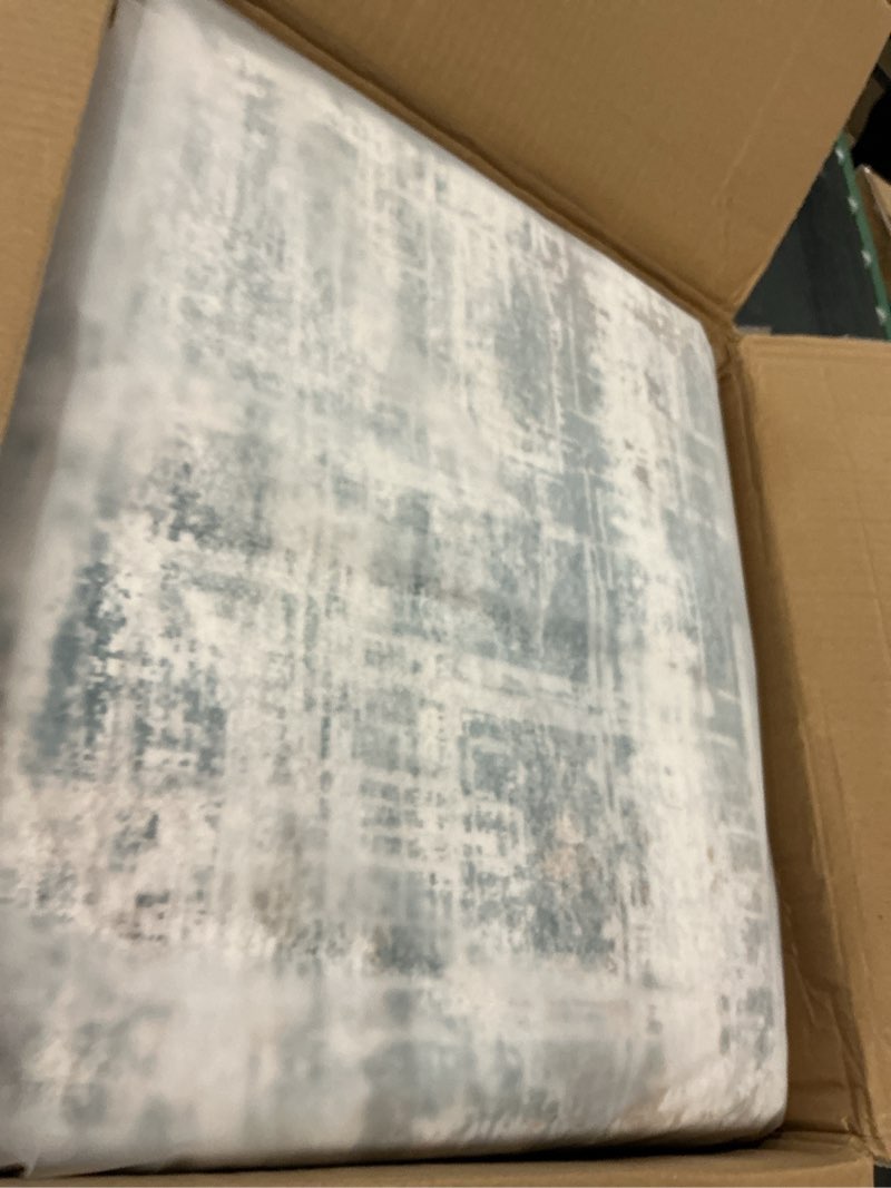 Condition photo showing Good Condition for uermei 10x12 area rug for living room: washable large neutral abstract carpet modern soft low pile n