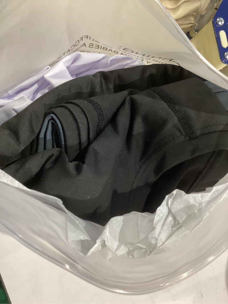 Condition photo showing As Is for TELALEO 5 Pack Men's Athletic Compression Shirts Sleeveless Workout Tank Top Sports Base Layer Running Basketball Black/Charcoal/White(five Pack) Large