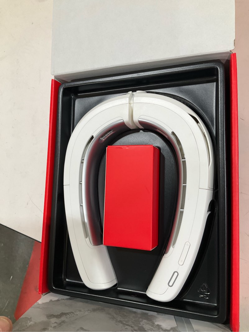Condition photo showing Good Condition for ranvoo aice lite max 2026 real ac cold blast [no.1 coolest & most durable] ai neck air conditioner, best immersive neck cooler, 6000 mah rechargeable neck fan blow cold air, summer gifts for mom white