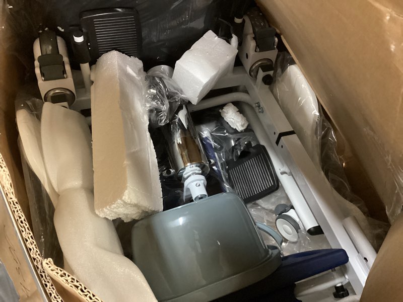 Hydraulic Patient Lift Transfer Chair for Home, 4 in 1 Multi-function Nursing Lift Transfer Chair wi