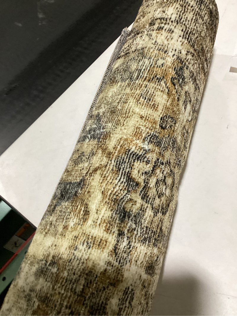 Condition photo showing As Is for Loloi Amber Lewis Morgan 2' x 3'-6" Rectangle Accent Rug in Sunset/Ink - Large Area Rug, Neutral Area Rug for Room Décor, Vintage Rug Inspired, Soft Area Rug for Living Room, Bedroom, Dining Area Sunset / Ink 2' x 3'-6" Rectangle