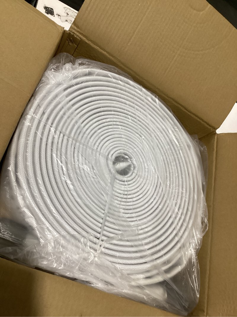 Condition photo showing New/Like New for zyfire fire hose - 1-1/2" id x 100 ft single jacket epdm firefighter hose with m × f nst/nh aluminum couplings 750 psi burst pressure lightweight for use in firefighting nst/nh thread 1-1/2'' × 100 ft