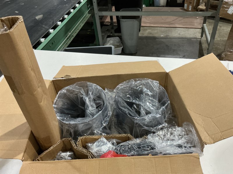 Condition photo showing Good Condition for 2-pack black pendant light fixtures, modern pendant lights for kitchen island with adjustable rods, industrial glass pendant lights for dining table hallway bedroom living room gradient black glass—stem 2 packs