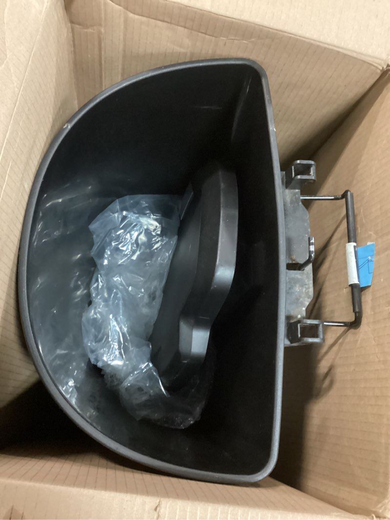 Condition photo showing As Is for simplehuman 13 Gallon Plastic Step On Trash Can  Semi-Round Kitchen Garbage Can  Multiple Colors