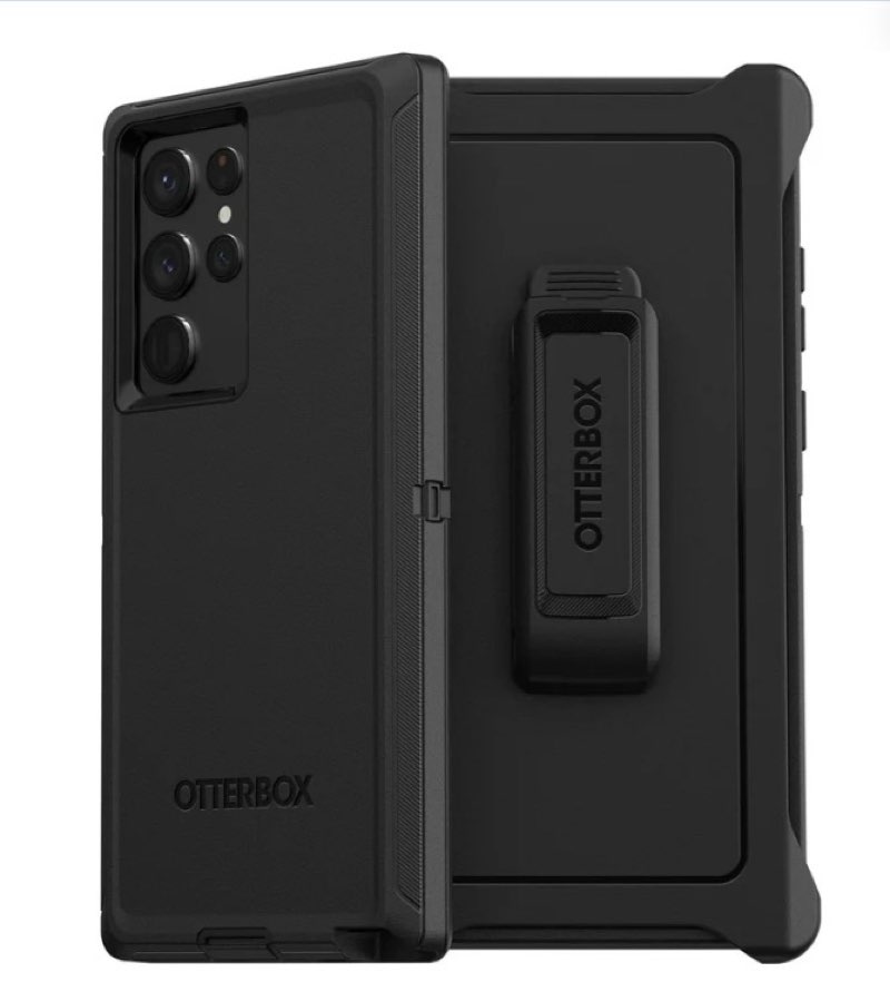 OtterBox DEFENDER SERIES Case for Samsung Galaxy S22 Ultra - Black