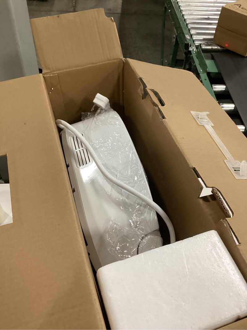 Condition photo showing Good Condition for Electric Bidet Toilet Seat Elongated with Heated Seat, Warm Air Dryer, Endless Warm Water, Oscillating and Pulsating Spray Wash, Stainless Steel Self-Clean Nozzle (Dual Temperature Display 2)