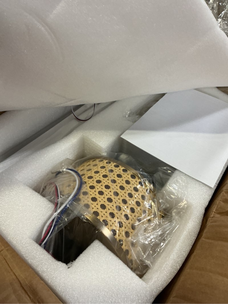 Condition photo showing Good Condition for 52 inch brushed nickel ceiling fan with light and remote control,dimmable 3 color temperatures led ceiling fan,6 speeds reversible dc motor,5 blades modern ceiling fans for indoor or covered outdoor 52 inch-nickel(similar)