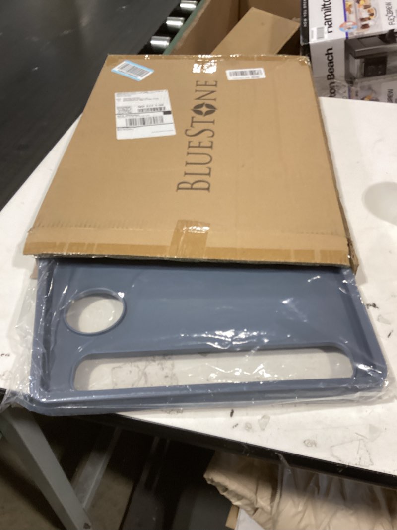 Condition photo showing Good Condition for walker tray table with 2 cup holders - universal trays for standard folding walkers - home mobility accessories by bluestone (gray)