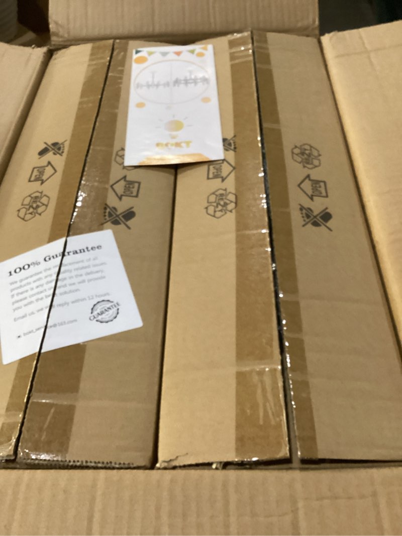 Condition photo showing New/Like New for BOKT Modern Bright Gold Large Chandelier 40-Lights Adjustable Hanging Pendant Lamp LED Gold Ceiling Lamp Electroplate Process Gold Design Modern Pendant lamp for Living Room Dining Room Kitchenâ€¦