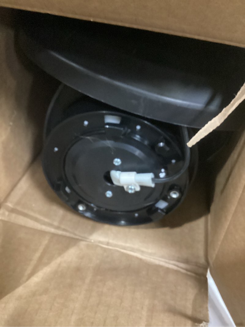 Condition photo showing As Is for Amazon Basics 28" 60-Degree Oscillating Tower Fan for Bedroom, Living Room, Office, With 3 Speeds, Intuitive Mechanical Control, Black, 35W, 27.8"H x 9.4"D x 9.4"W 28" - Mechanical Control