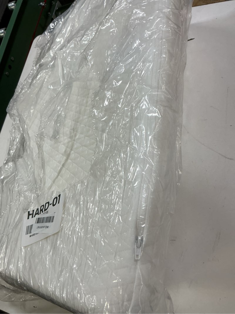 Condition photo showing As Is for Knee Pillow for Back Sleeping, 8” Knee Wedge Pillow to Elevate Knee, Leg Pillow for Back Pain Relief, Triangle Pillow, Leg Elevation Pillows for After Surgery, Blood Circulation, White/Grey