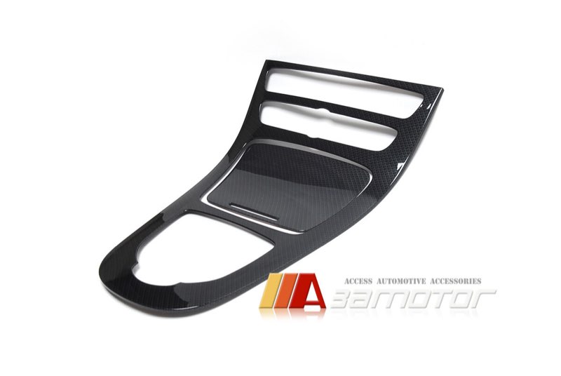 Carbon Look Center Console Gear Panel Cover Trim 2PC fits Mercedes W213 E-Class