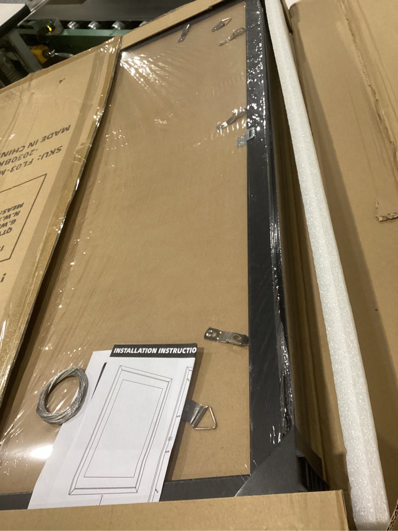 Condition photo showing New/Like New for 20x30 picture frame set of 5, black poster frame, display pictures 16 x 24 with mat or 20 x 30 without mat for horizontal or vertical wall mounting, wall gallery frame black 20x30-5pack